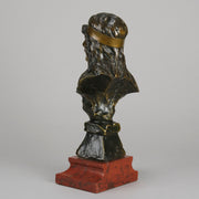 Villanis Bronze Bust Bohemienne