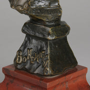 Villanis Bronze Bust Bohemienne
