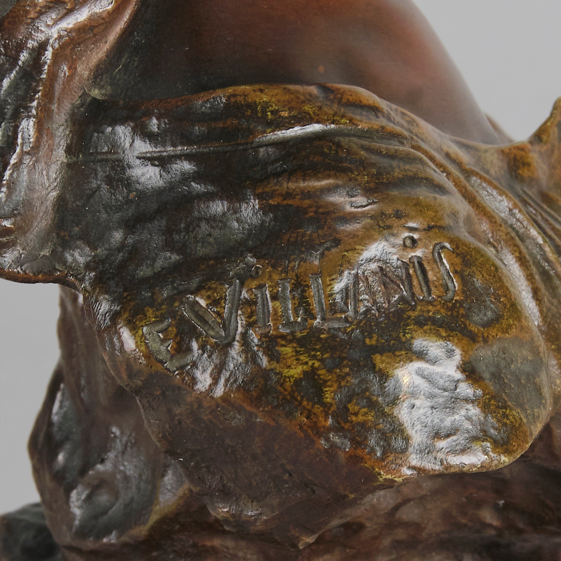 Art Nouveau Villanis Bronze - Cendrillon Bust - Hickmet Fine Arts