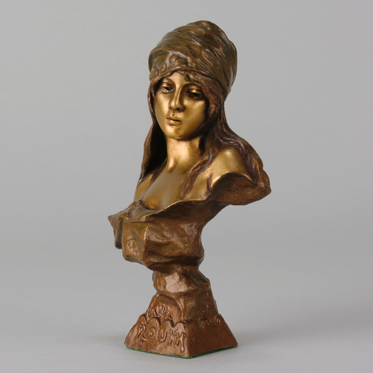 Antique Bronze - Lalla Roukh - Emmanue Villanis - Villanis Bronze - Bronze statues for sale - Bronze sculptures for sale - Antique bronze statues  - Hickmet Fine Arts 