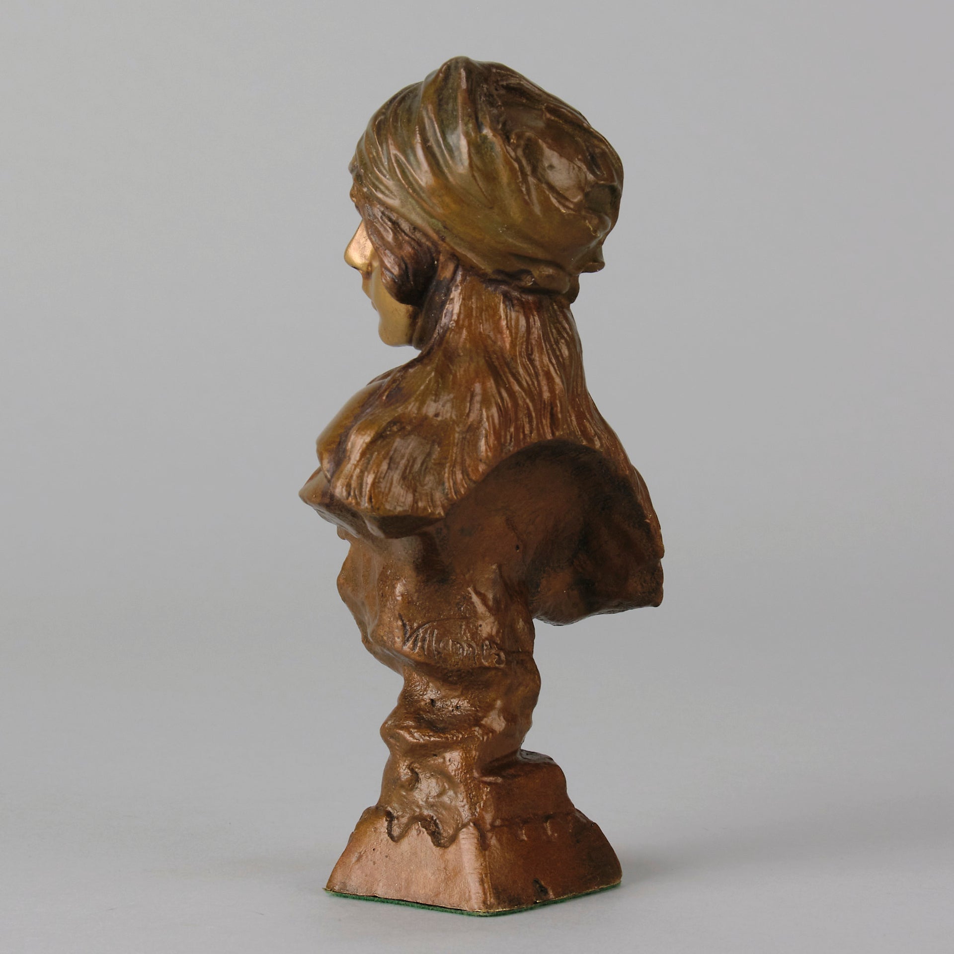 Antique Bronze - Lalla Roukh - Emmanue Villanis - Villanis Bronze - Bronze statues for sale - Bronze sculptures for sale - Antique bronze statues  - Hickmet Fine Arts 