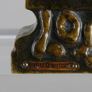 Lola by Emmanuel Villanis a stunning Art Nouveau bronze bust depicting the character "Lola" modelled in the midst of an inquisitive look