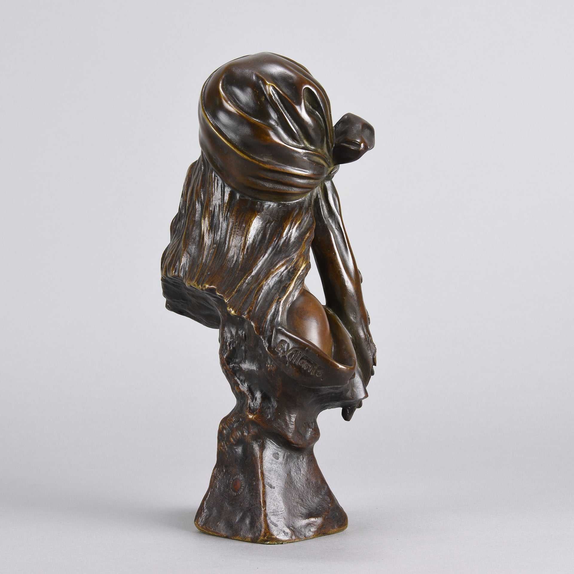 Villanis Miarka - Art Nouveau Bronze - Villanis, Emmanuel - Hickmet Fine Arts