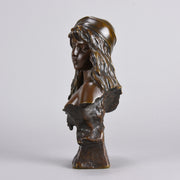 Villanis Miarka - Art Nouveau Bronze - Villanis, Emmanuel - Hickmet Fine Arts