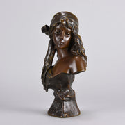 Villanis Miarka - Art Nouveau Bronze - Villanis, Emmanuel - Hickmet Fine Arts