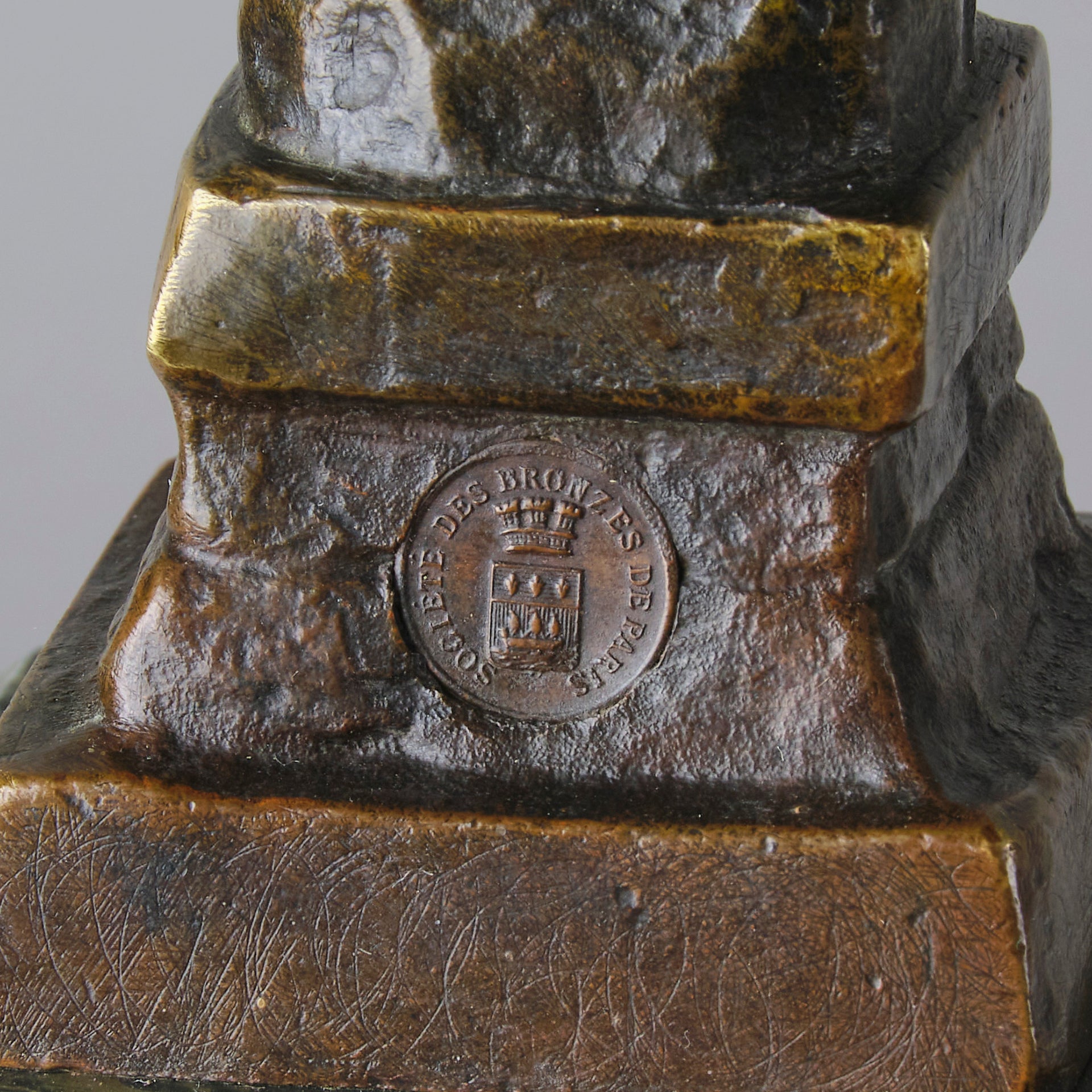 Art Nouveau Bust - Emmanuel Villanis - Salammbo - Antique Bronze - Bronze statues for sale - Bronze sculptures for sale - Antique bronze statues - Hickmet Fine Arts