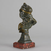 Art Nouveau Bust - Emmanuel Villanis - Salome - Antique Bronze - Bronze statues for sale - Bronze sculptures for sale - Antique bronze statues - Hickmet Fine Arts 