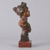 Art Nouveau Bust - Emmanuel Villanis - THAÏS - Antique Bronze - Bronze statues for sale - Bronze sculptures for sale - Antique bronze statues - Hickmet Fine Arts