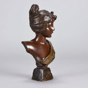 Villanis Alda - Art Nouveau Bronze Bust - Hickmet Fine Arts