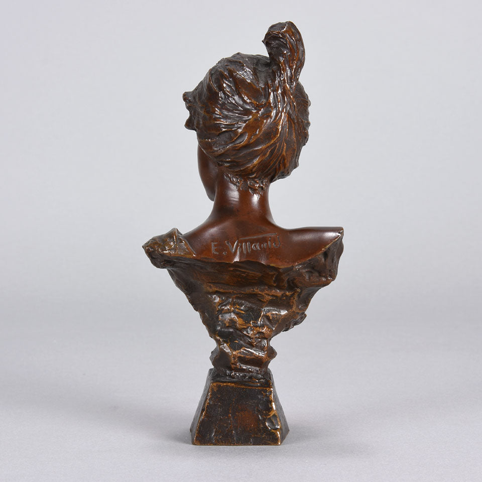 Villanis Alda - Art Nouveau Bronze Bust - Hickmet Fine Arts