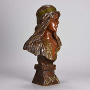 Villanis Bohemienne Bronze Bust