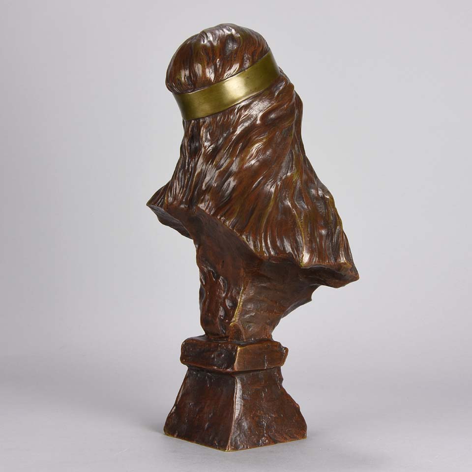 Villanis Bohemienne Bronze Bust