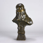 Villanis Bohemienne - Art Nouveau Bronze Bust - Villanis, Emmanuel - Hickmet Fine Arts