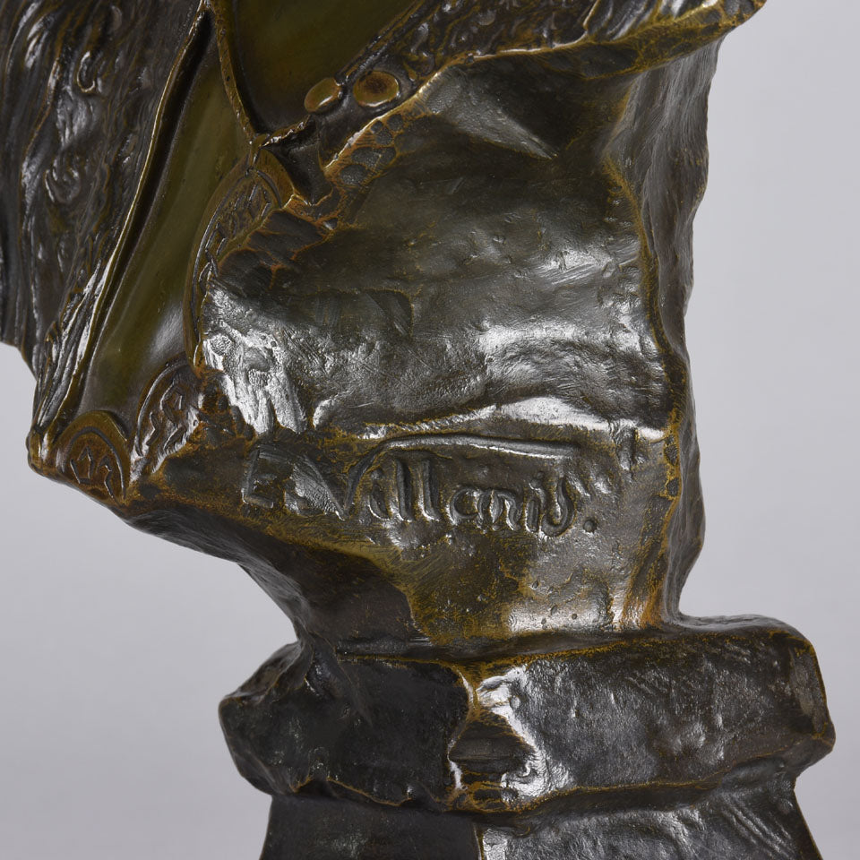 Villanis Bohemienne - Art Nouveau Bronze Bust - Villanis, Emmanuel - Hickmet Fine Arts