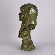 Art Nouveau Bronze Bust Emmanuel Villanis Dalila 