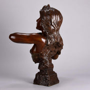 Villanis Fille d'Ève - Art Nouveau Bronze - Hickmet Fine Arts 