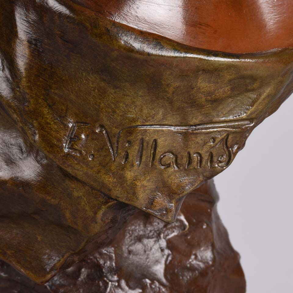 Villanis Fille d'Ève - Art Nouveau Bronze - Hickmet Fine Arts 