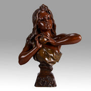 Villanis Fille d'Ève - Art Nouveau Bronze - Hickmet Fine Arts 