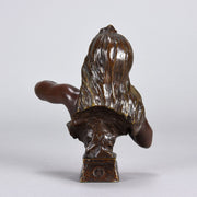 Villanis Fille D'Eve - Art Nouveau Bronze Bust - Hickmet Fine Arts
