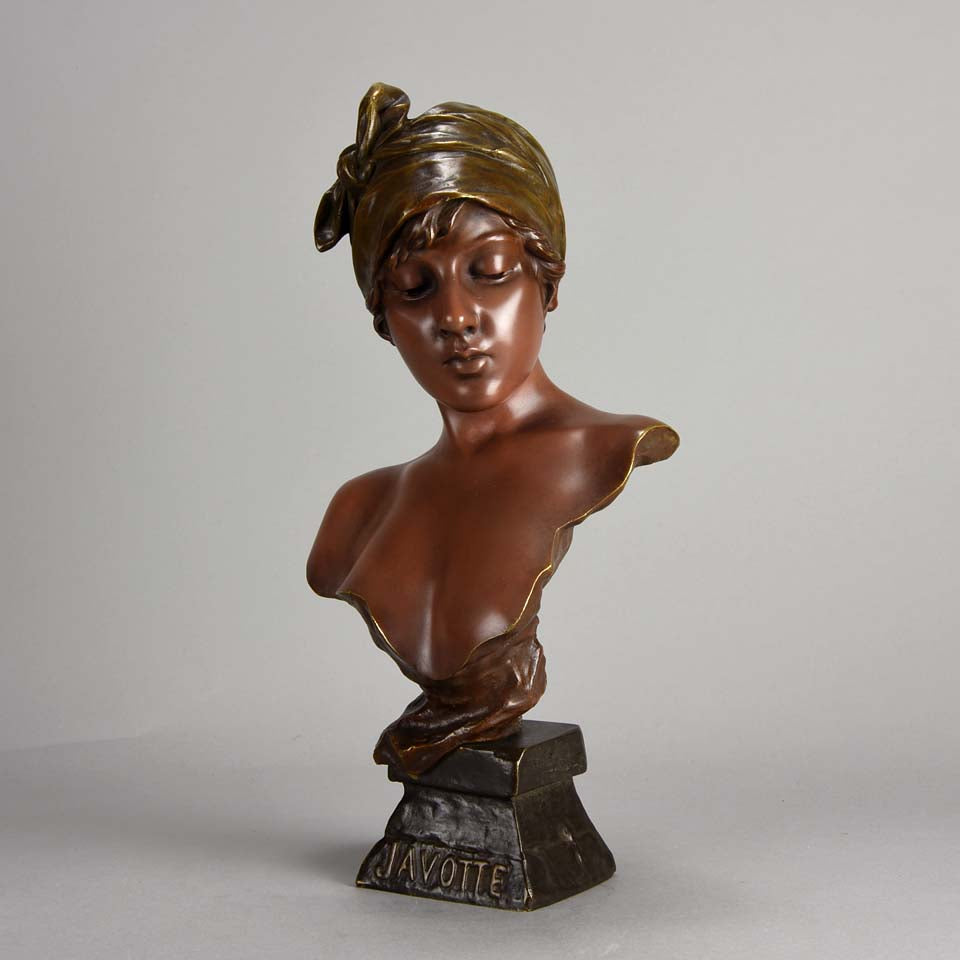 Villanis Javotte Bust - Emmanuel Villanis - Hickmet Fine Arts