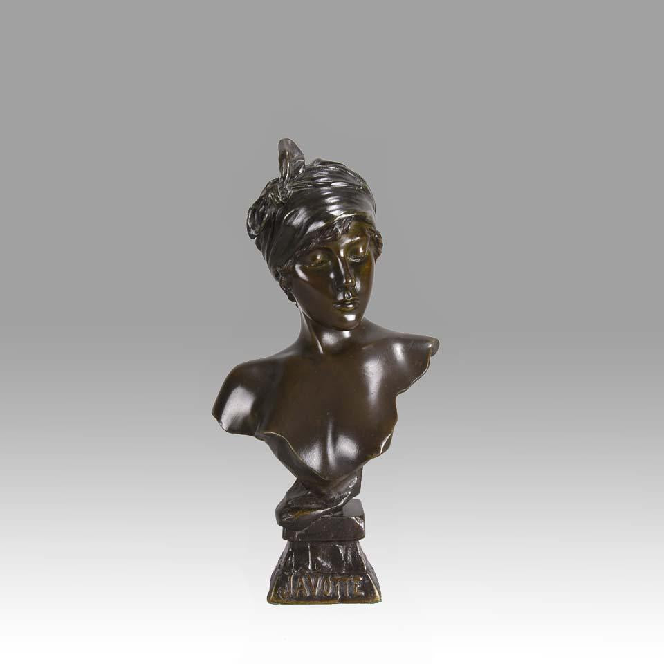 Emmanuel Villanis Javotte - Art Nouveau Bust - Hickmet Fine Arts