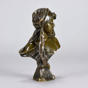 Villanis Miarka - Art Nouveau Bronze Bust - Hickmet Fine Arts
