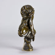 Villanis Miarka - Art Nouveau Bronze Bust - Hickmet Fine Arts