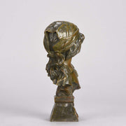 Villanis Saida Art Nouveau Bronze Bust