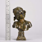 Villanis Saida Art Nouveau Bronze Bust