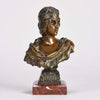 Emmanuel Villanis La Sibylle Art Nouvea Bronze Bust