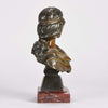 Emmanuel Villanis La Sibylle Art Nouvea Bronze Bust