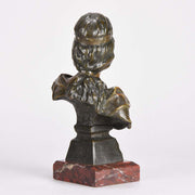 Emmanuel Villanis La Sibylle Art Nouvea Bronze Bust