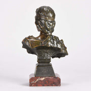 Emmanuel Villanis La Sibylle Art Nouvea Bronze Bust