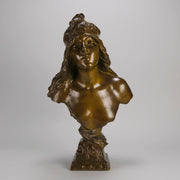 Art Nouveau bronze Villanis bust - Salome