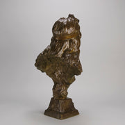 Art Nouveau bronze Villanis bust - Salome