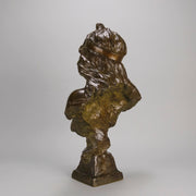 Art Nouveau bronze Villanis bust - Salome