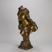 Art Nouveau bronze Villanis bust - Salome