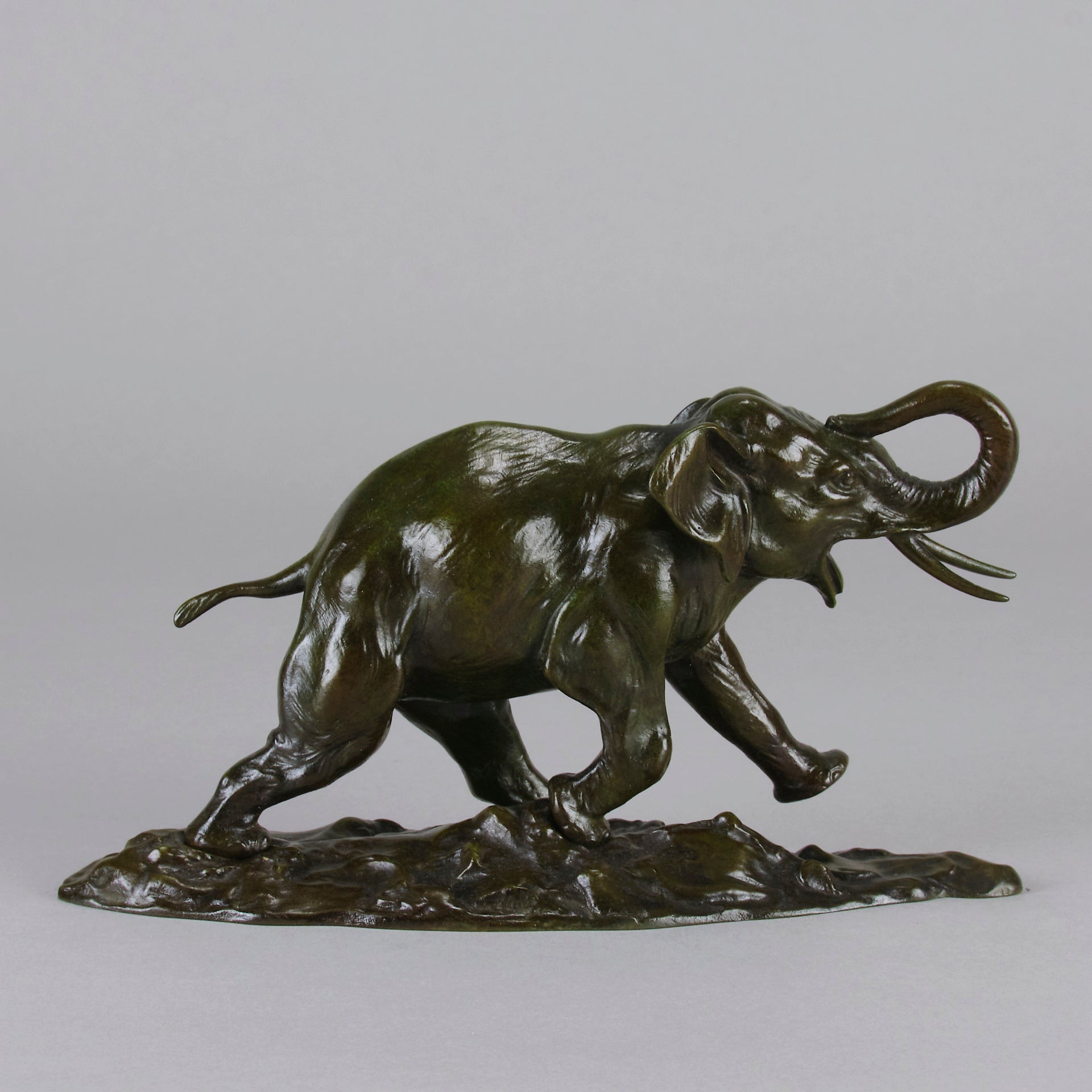 Ernest Adnin - Animalier Bronze Elephant - Hickmet Fine Arts 