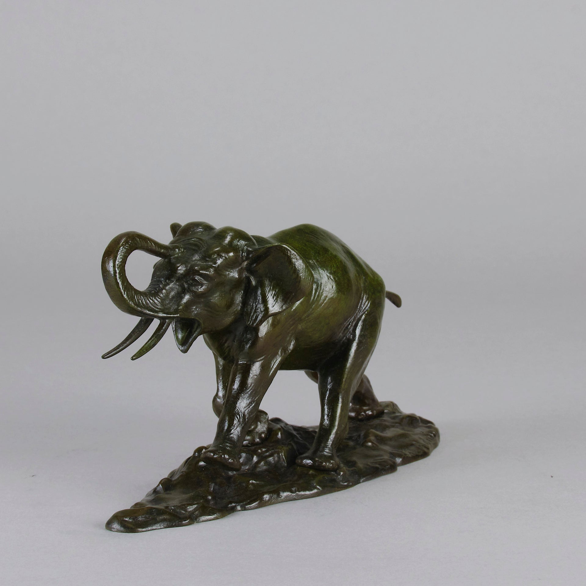 Ernest Adnin - Animalier Bronze Elephant - Hickmet Fine Arts 