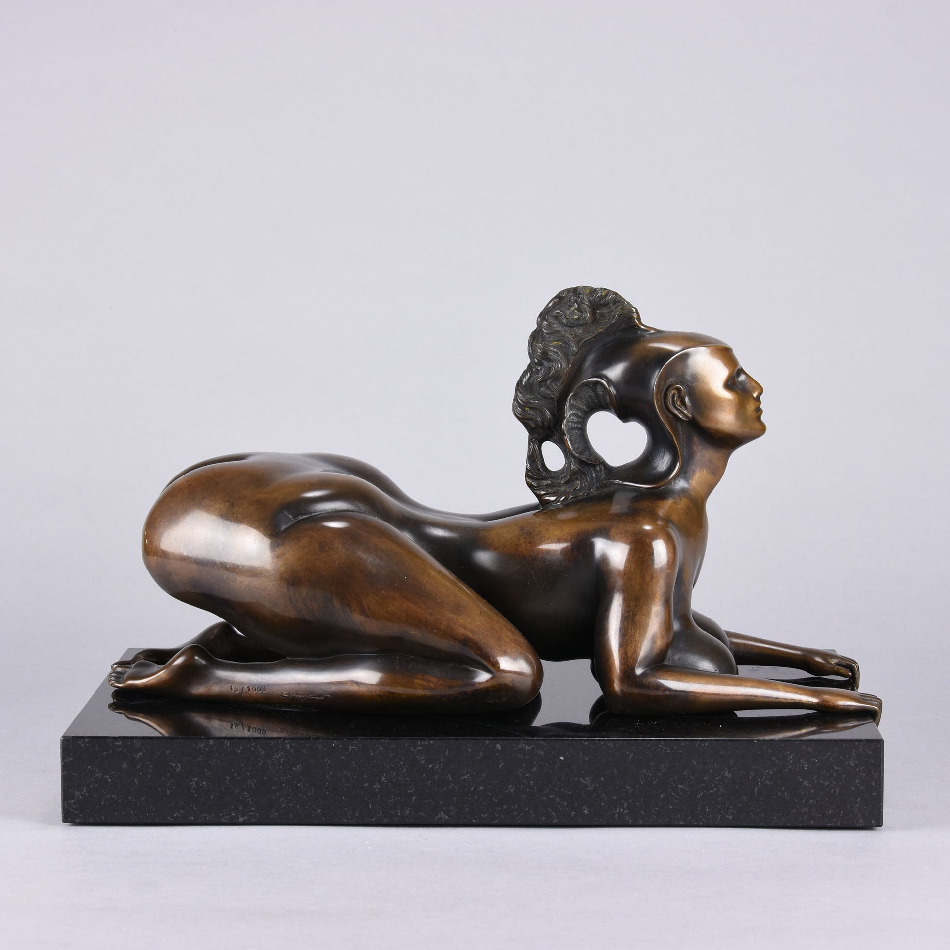 Ernst Fuchs Bronze - Sphinx - Hickmet Fine Arts  