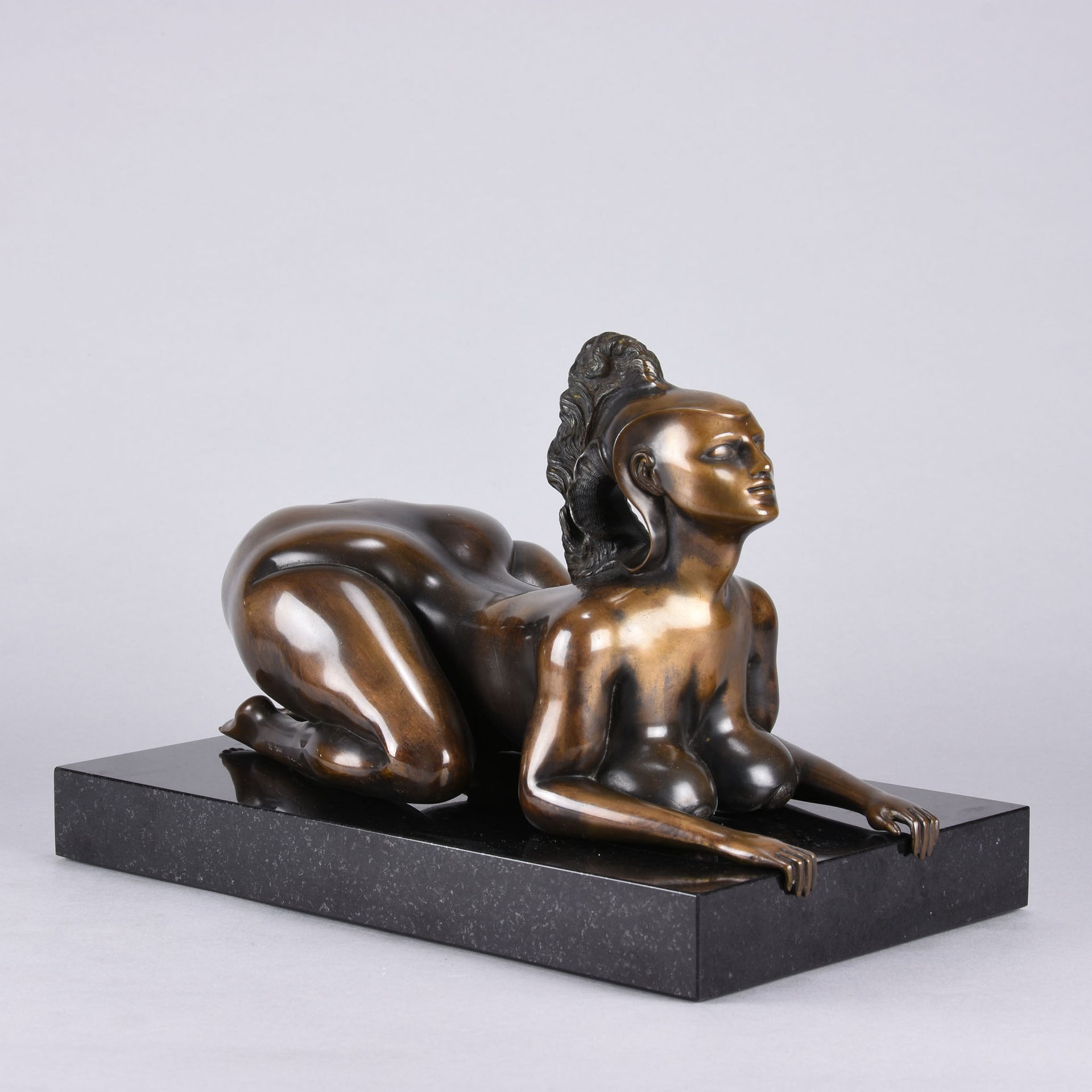 Ernst Fuchs Bronze - Sphinx - Hickmet Fine Arts  