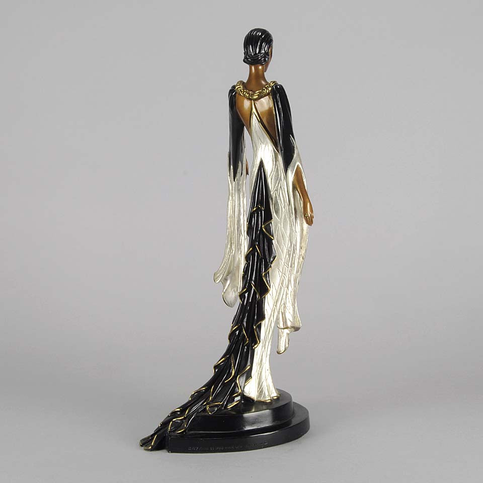 Erté Bronze Fireleaves Limited Edition Antique Bronze - Antique bronze statues