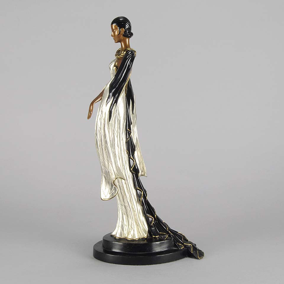 Erté Bronze Fireleaves Limited Edition Antique Bronze - Antique bronze statues