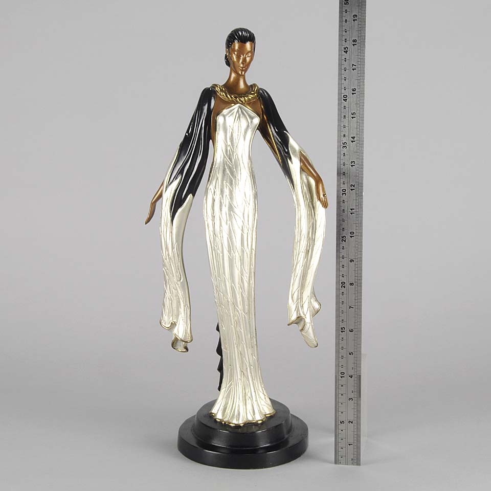 Erté Bronze Fireleaves Limited Edition Antique Bronze - Antique bronze statues