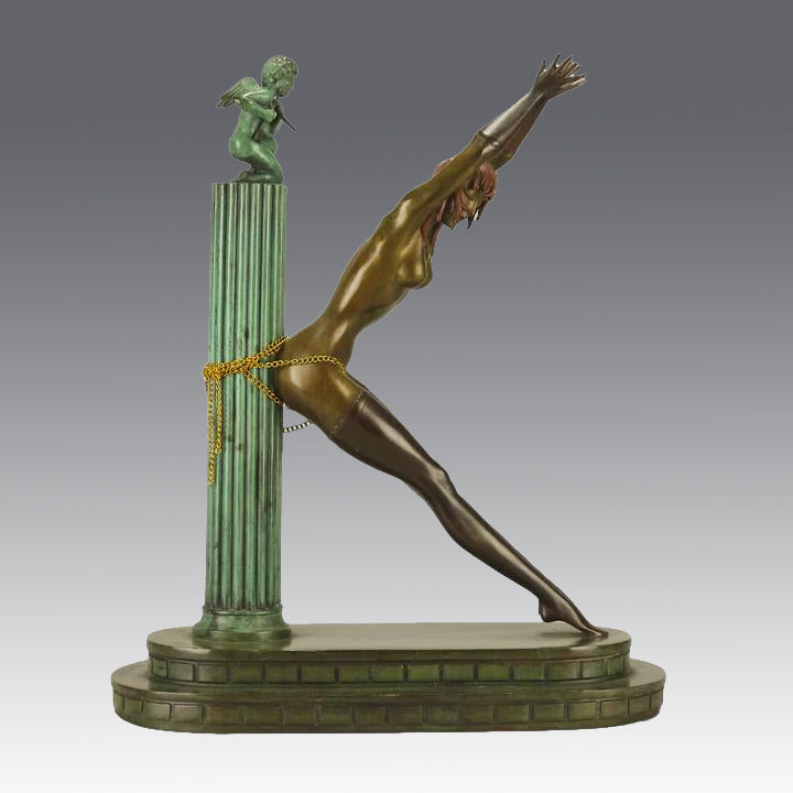 Erte Prisoner of Love - Limited Edition Bronze - Hickmet Fine Arts