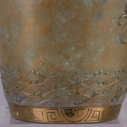 Erte Vase - Oriental Mystery Bronze Vase - Hickmet Fine Arts