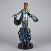 Erté Bronze Ecstasy - Art Deco Bronze Sculpture - Romain de Tirtoff Bronze Sculpture Figure - Hickmet Fine Arts