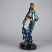 Erté Bronze Ecstasy - Art Deco Bronze Sculpture - Romain de Tirtoff Bronze Sculpture Figure - Hickmet Fine Arts