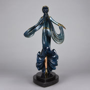 Erté Bronze Ecstasy - Art Deco Bronze Sculpture - Romain de Tirtoff Bronze Sculpture Figure - Hickmet Fine Arts