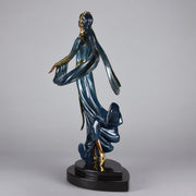 Erté Bronze Ecstasy - Art Deco Bronze Sculpture - Romain de Tirtoff Bronze Sculpture Figure - Hickmet Fine Arts